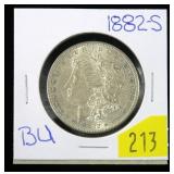 1882-S Morgan dollar, BU