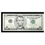 $5 Federal Reserve note, series of 2003A