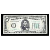 $5 Federal Reserve note, series of 1934D