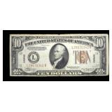 $10 Federal Reserve Hawaii overprint note, series