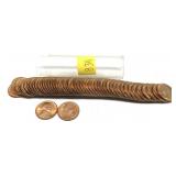 Roll of 1955-S Lincoln cents