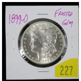 1899-O Morgan dollar, gem BU