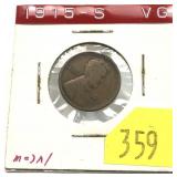 1915-S Lincoln cent