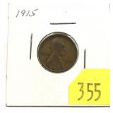 1915 Lincoln cent