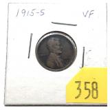 1915-S Lincoln cent