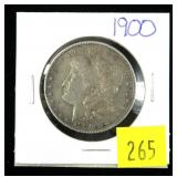 1900 Morgan dollar