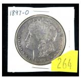 1897-O Morgan dollar