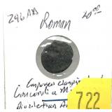 296 A.D. Roman coin