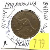 1941 Australia penny