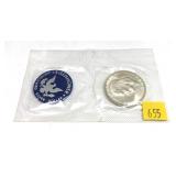 1973 Eisenhower dollar, Unc.