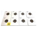 x8- 1932-D Lincoln cents -x8 cents -Sold by the