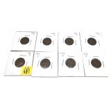 x8- 1932-D Lincoln cents -x8 cents -Sold by the
