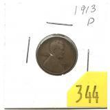 1913-D Lincoln cent
