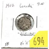 1902 5-cent silver