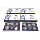 x4- 2000 Proof sets-x4 sets- Sold by the piece,