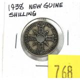 1938 New Guinea shilling