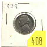 1939 Jefferson nickel