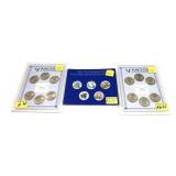 Lot, quarter sets, 3 pcs.