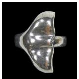 Sterling silver Tale of the Whale ring, new,