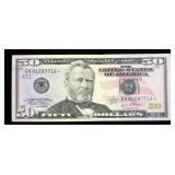 $50 Federal Reserve star note, series of 2004