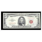 $5 red seal star note, series of 1963
