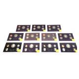 x11- Proof sets: 1983-1992, -x11 sets- Sold by the