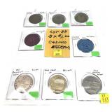 x8- Casino tokens -x8 tokens -Sold by the piece,