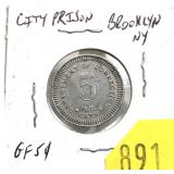 Prison token, N.Y.C