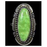 Running Bear Trading sterling silver bezel set