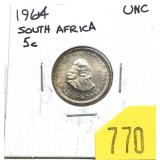 1964 African 5-cents