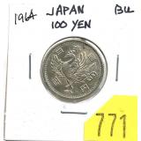 1964 Japan 100 yen