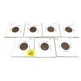 x7- 1931 Lincoln cents -x7 cents -Sold by the