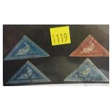 Lot, Cape of Good Hope: 1- one penny used; 3 Four