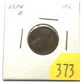 1924-D Lincoln cent