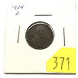 1924-D Lincoln cent