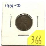 1919-D Lincoln cent
