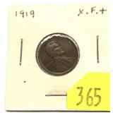 1919 Lincoln cent