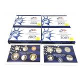 x4- 2005 Proof sets-x4 sets- Sold by the piece,