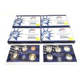 x4- 2006 Proof sets-x4 sets- Sold by the piece,