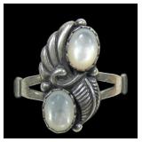 Sterling silver Southwestern design mother of