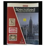 Scotts 2016 Specialized Catalog of US Stamps &