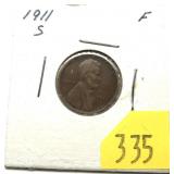 1911-S Lincoln cent
