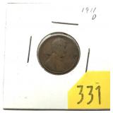 1911-D Lincoln cent