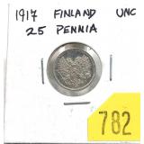 1917 Finland 25 pennia