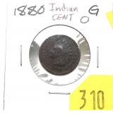 1880 Indian Head cent