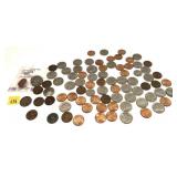 Lot, coins, 80 pcs.