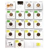 x16- Proof cents, mixed dates -x16 cents- Sold