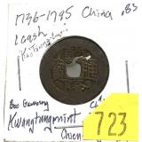 1736-95 China 1 cash