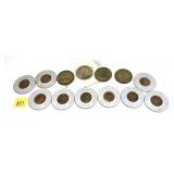 Lot, tokens, 15 pcs.