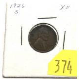1926-S Lincoln cent